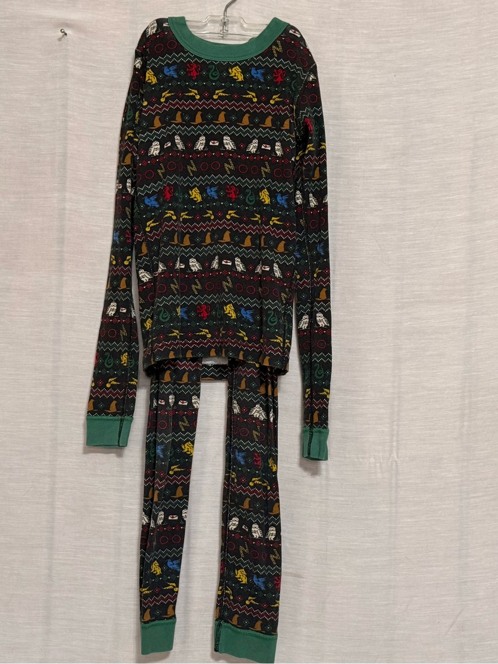 Hanna Andersson Harry Potter Organic Cotton Pajamas Size 10